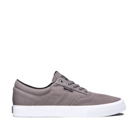 Supra Cobalt Mens Low Tops Shoes Grey UK 10JSB